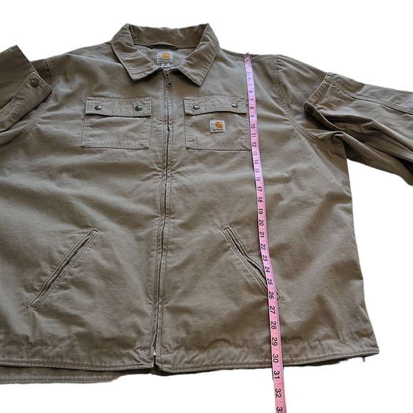 Carhartt Tan Flint Jacket - Size 2XL Tall - Picture 12 of 12